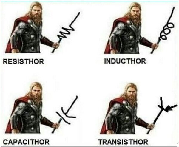 Chiste Thor para electrónicos - Resisthor