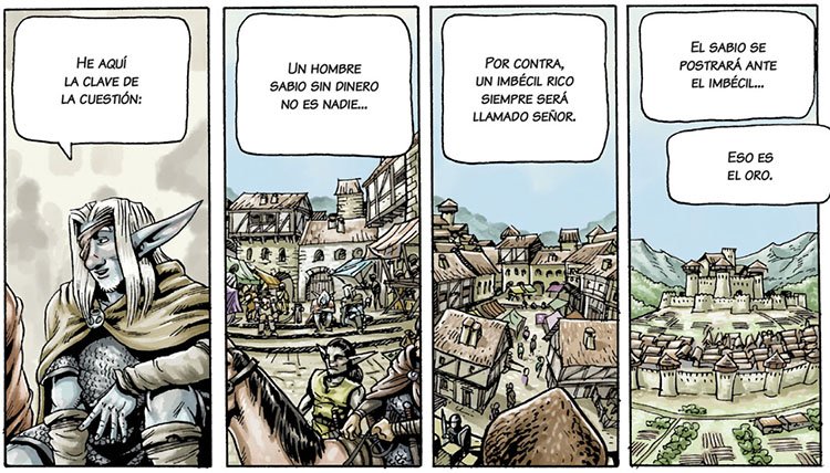 Viñeta Oro Rojo