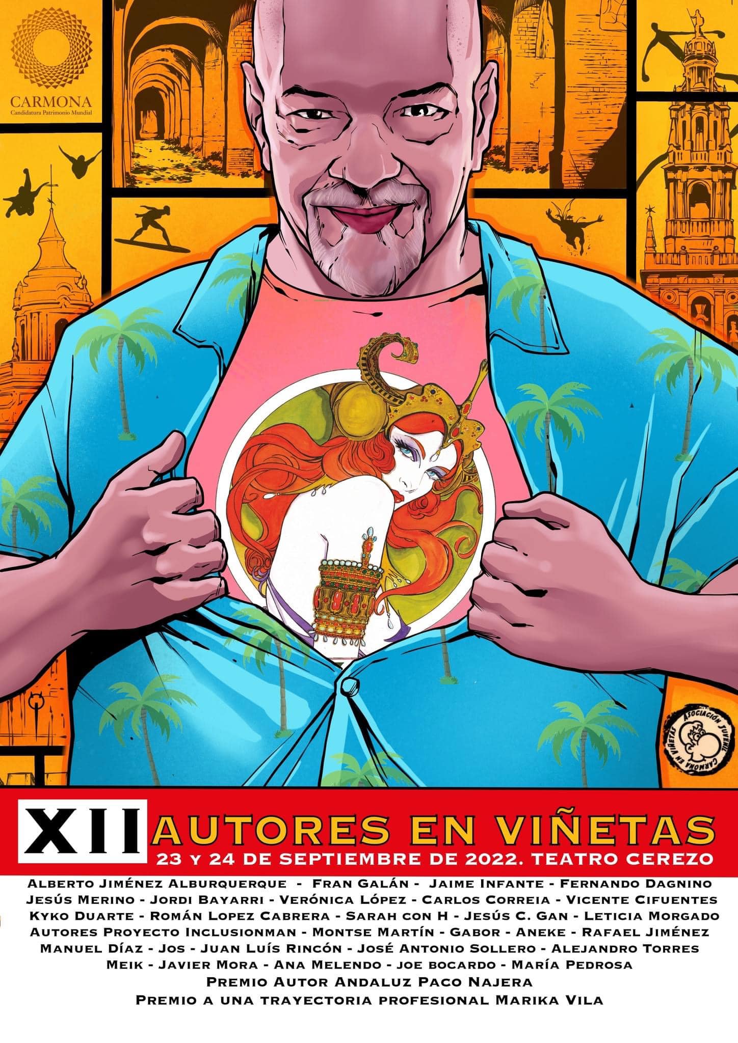 Cartel Autores en Viñetas 2022