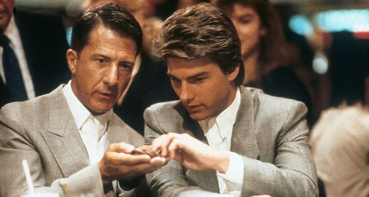 Dustin Hoffman y Tom Cruise en Rainman