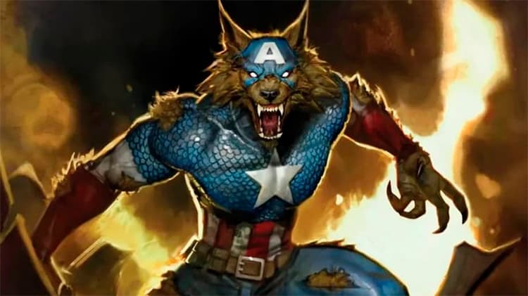 Capitán Lobo - Variante Capitán América