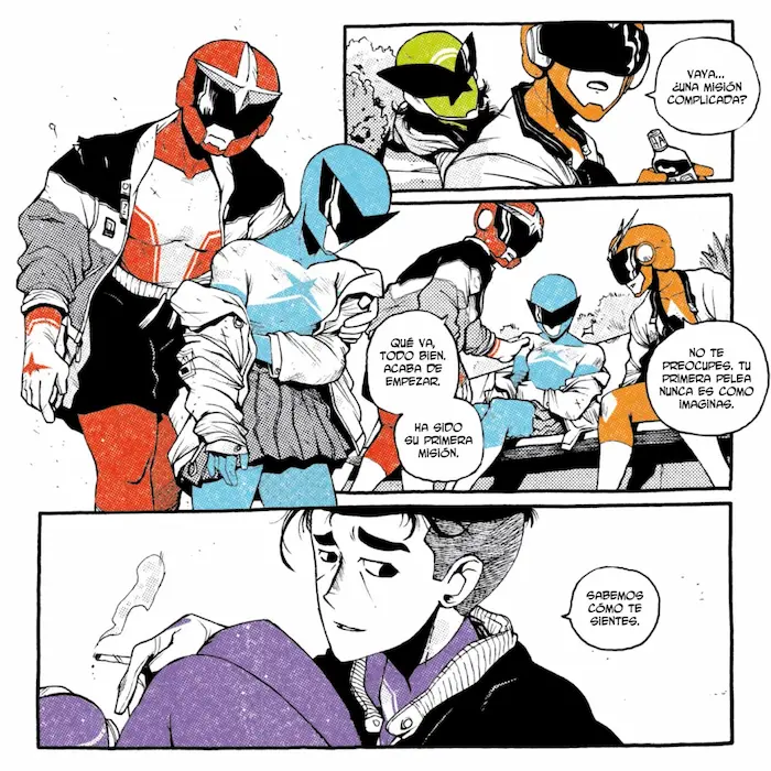 Detalles de Shin Zero el cómic de Singelin-y Bablet publicado por Grafito Editorial