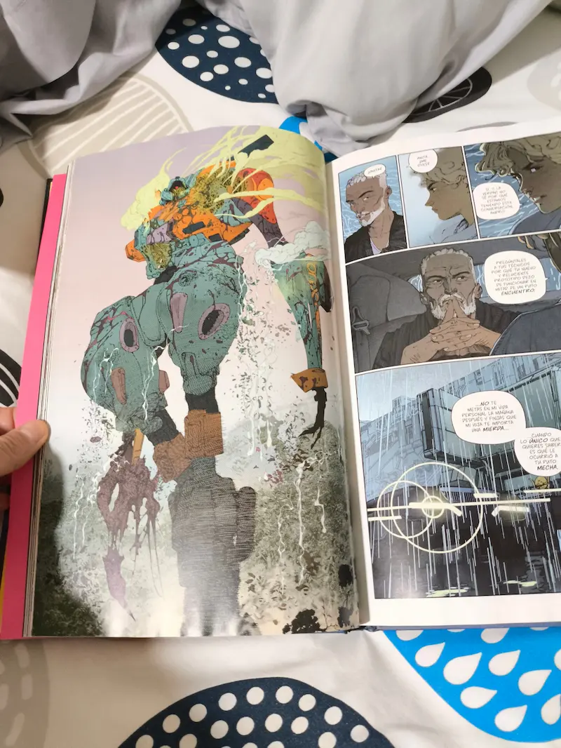 El mecha del cómic "Dawnrunner"
