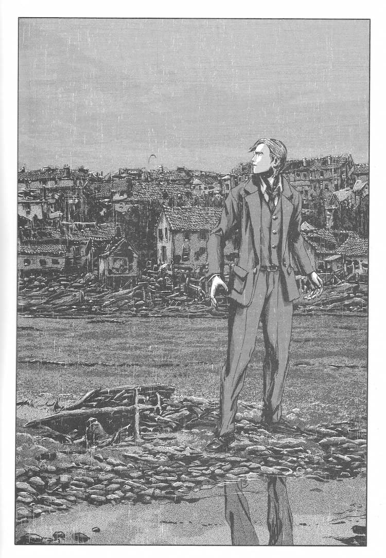 Protagonista de La Sombra sobre Innsmouth, de Gou Tanabe