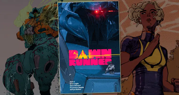 Reseña cómic de mechas y kaijus "Dawnrunner"