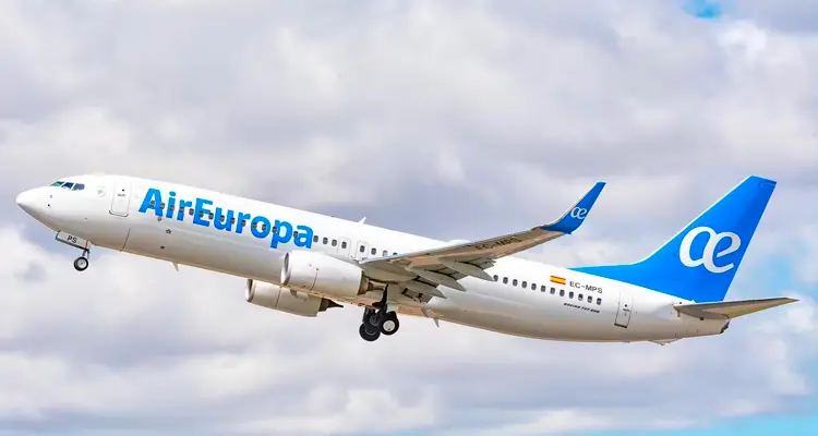 Explicación de las interrupciones en los vuelos de Air Europa para quienes vuelan por primera vez al extranjero