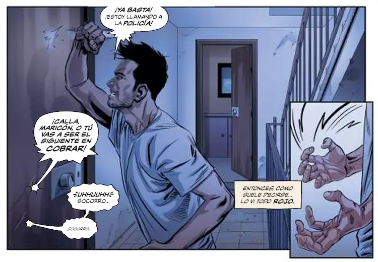 Detalle cómic Hoy me ha pasado algo muy bestia