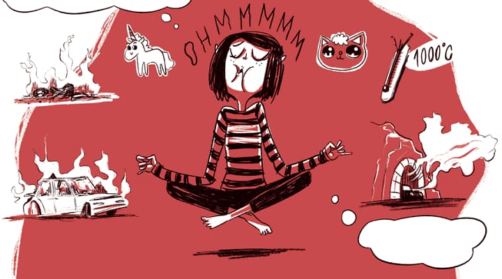 Anna, la protagonista del cómic Pura Locura (Teresa Kopecká y Tomás Kopecky) - Dibbuks Editorial