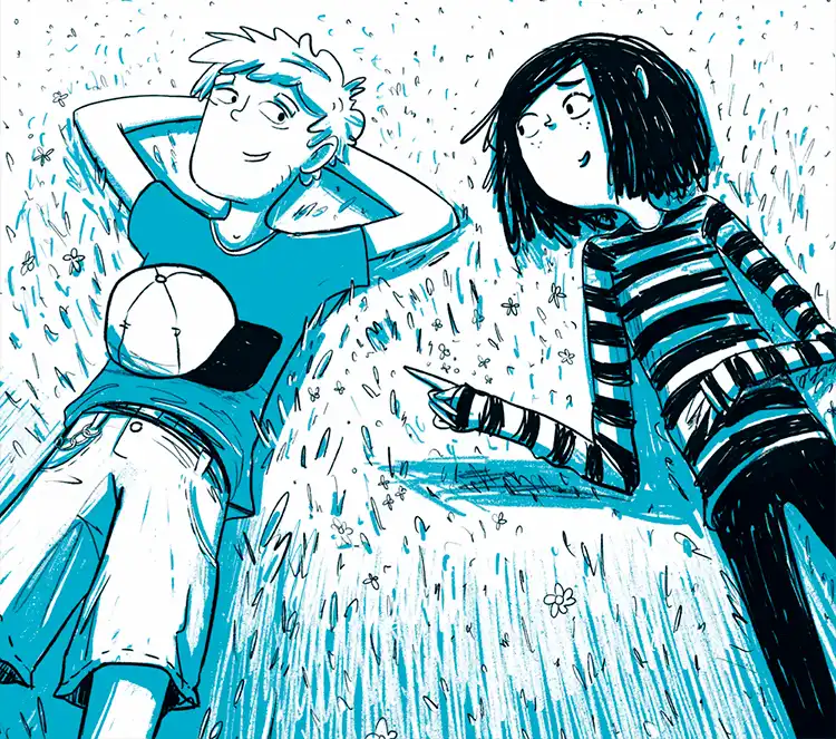 Anna y Max, los protagonistas del cómic Pura Locura (Teresa Kopecká y Tomás Kopecky) - Dibbuks Editorial