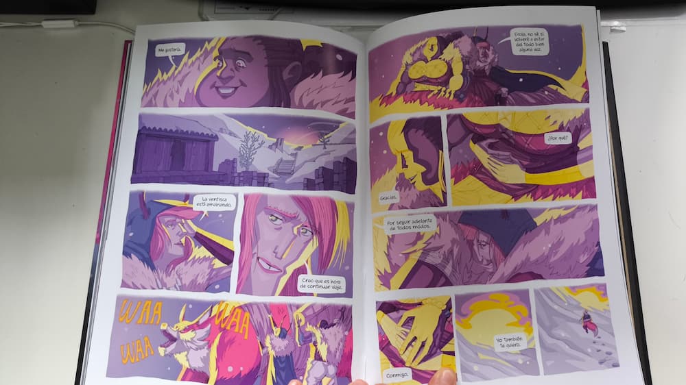 Páginas finales cómic Gwalarn