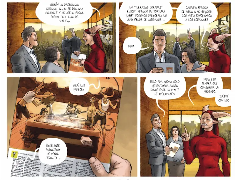 Descuentos para pecadores en Bienvenidos a Pandemonia