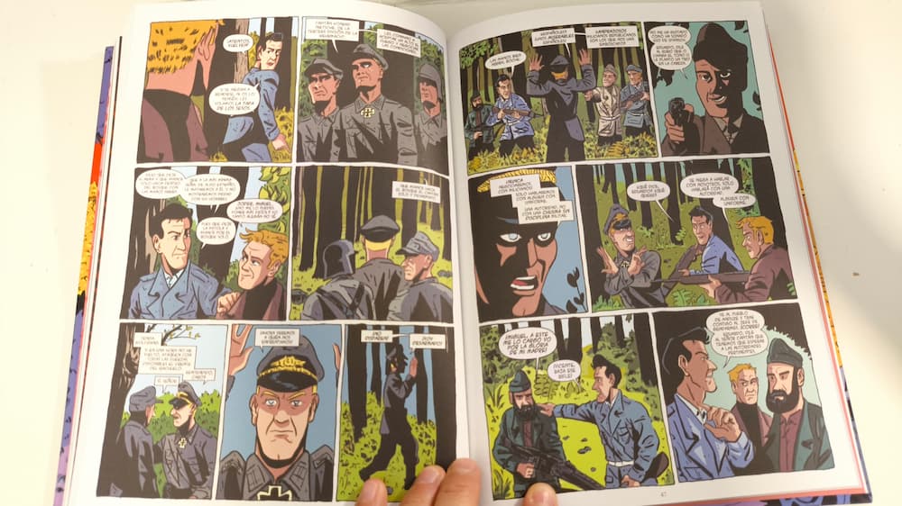 Páginas del cómic Los 36 de la Madeleine (Cartem Cómics)