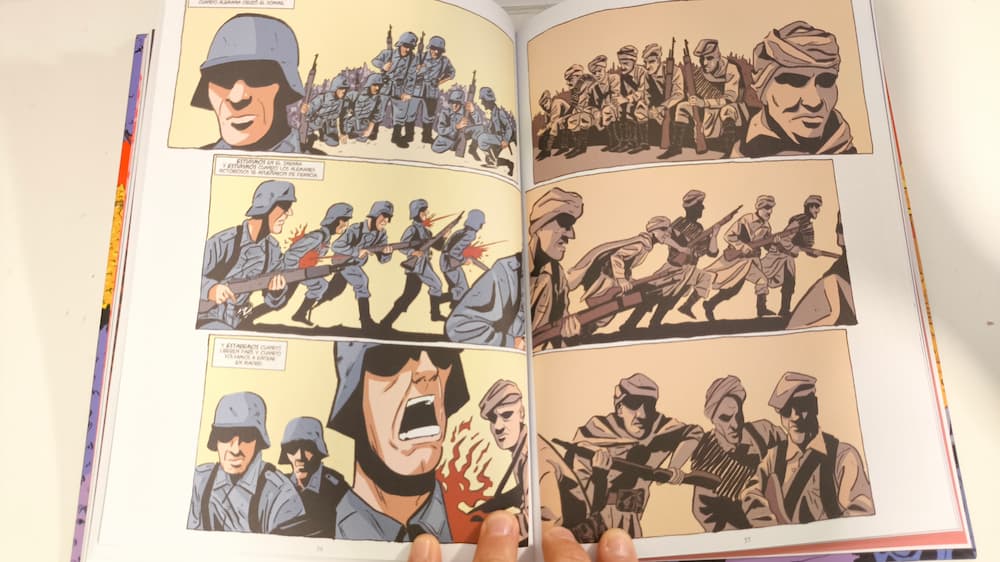 Nazis y moros en el cómic Los 36 de la Madeleine (Cartem Cómics)