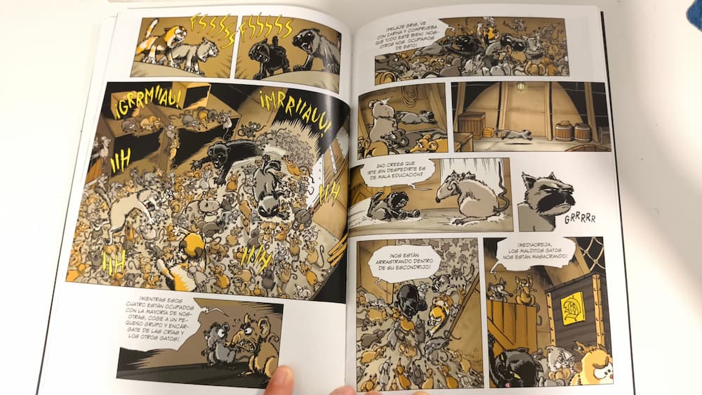 Las ratas a las órdenes de Drácula, son el enemigo a abatir en el cómic "Los Gatos del Demeter"