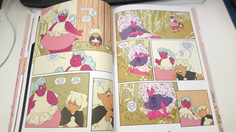 Las hadas del cómic "El Hada y la Jardinera" (Dibbuks)