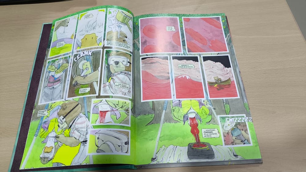 Rutina asesinato en el cómic Bajo los Arboles, donde nadie te ve | Astiberri | | Patrick Horvath
