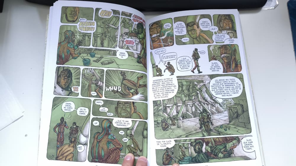 Paginas de Habitat, el cómic Simon Roy (Grafito Editorial)