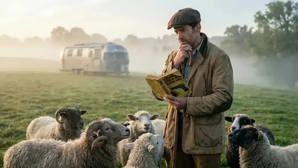 Hugh Jackman en Las Ovejas Detectives