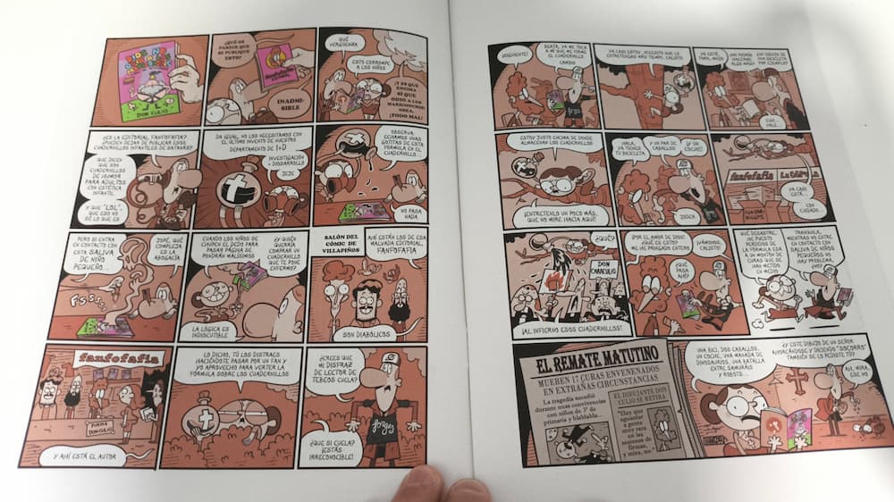 Páginas del cómic Beata y Calisto Abogados de Cristo
