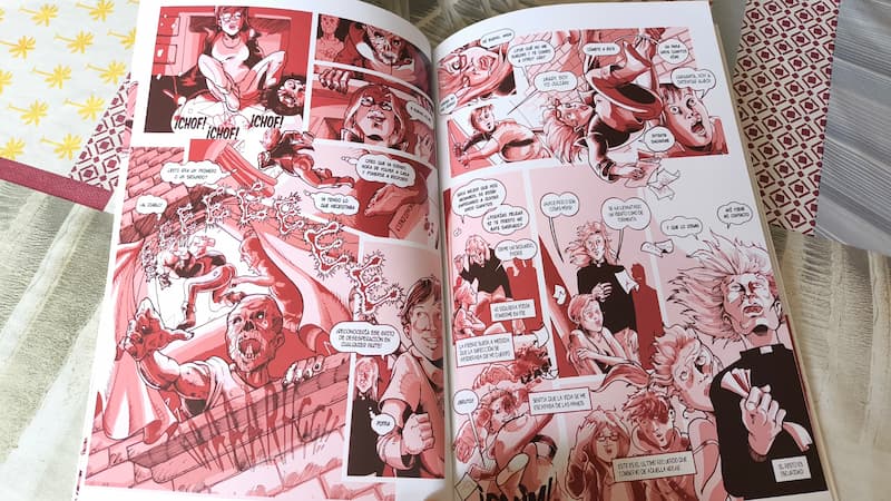 Páginas interiores de Deadhunter: The Comic Book