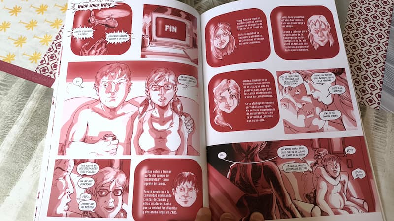 Julian Lara en versión dibujo dentro de Deadhunter: The Comic Book