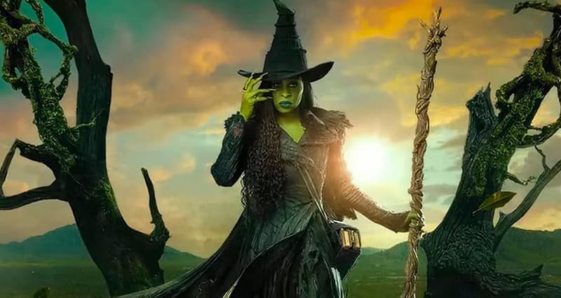 Cynthia Erivo como Elphaba en Wicked