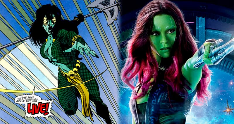 El Verde es sexy: Gamora en cómics y películas