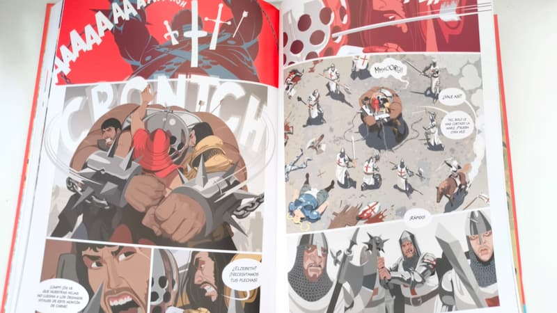 Alucinantes viñetas en el cómic Knight Club de Arthur de Pins (Nuevo Nueve)