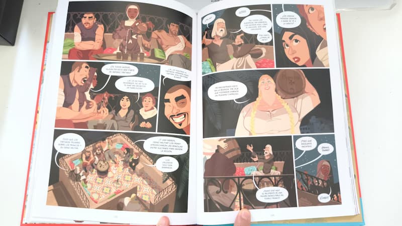Serafina y los protagonistas del cómic Knight Club de Arthur de Pins (Nuevo Nueve)