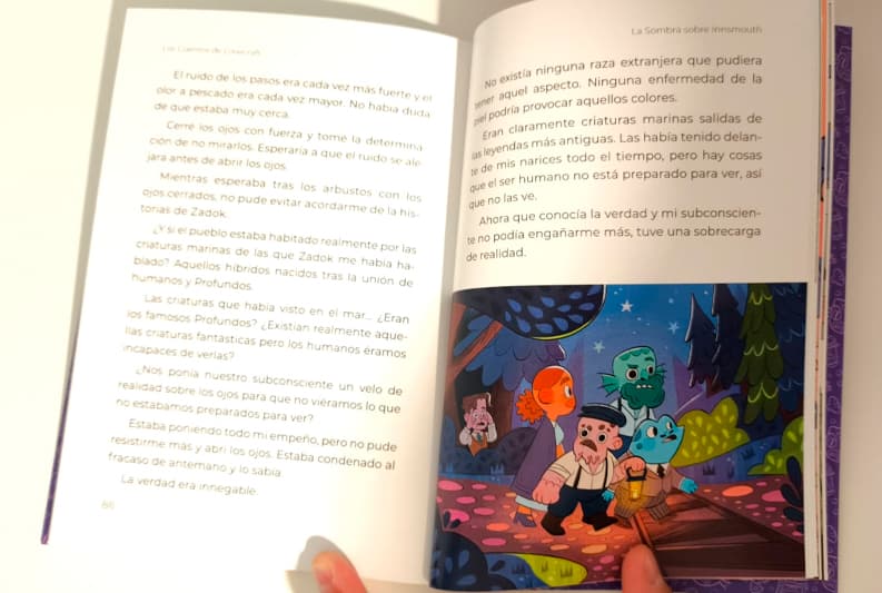Ilustraciones de Maria Black Ramu para La Sombra sobre Innsmouth de Dawn Entertainment