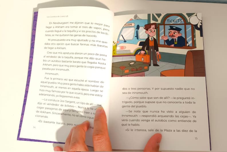 Novela ilustrada para niños de La Sombra sobre Innsmouth