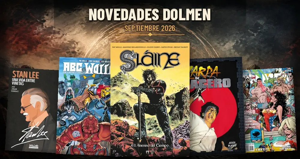 Novedades Dolmen septiembre 2026: Sláine lidera un mes marcado por 2000 AD