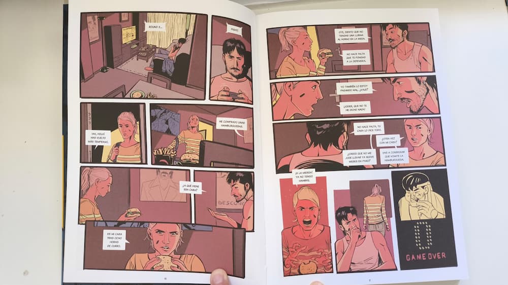Interiores del cómic Voy a partirle la cara a mi jefe (GRAFITO EDITORIAL)