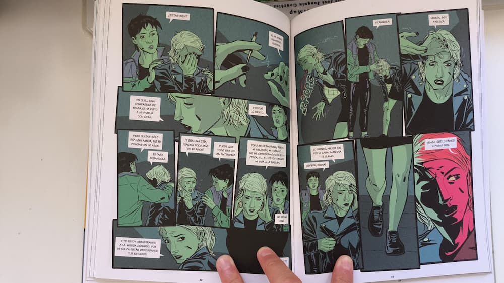 Interiores del cómic Voy a partirle la cara a mi jefe (GRAFITO EDITORIAL)