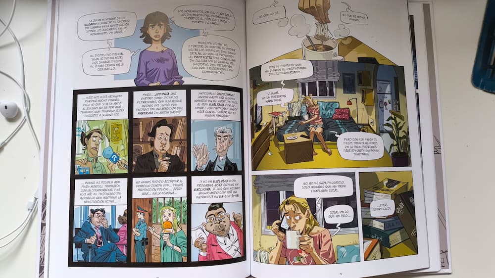 Personajes reconocidos de la "farandula televisiva española" en El Fantasma de Gaudi