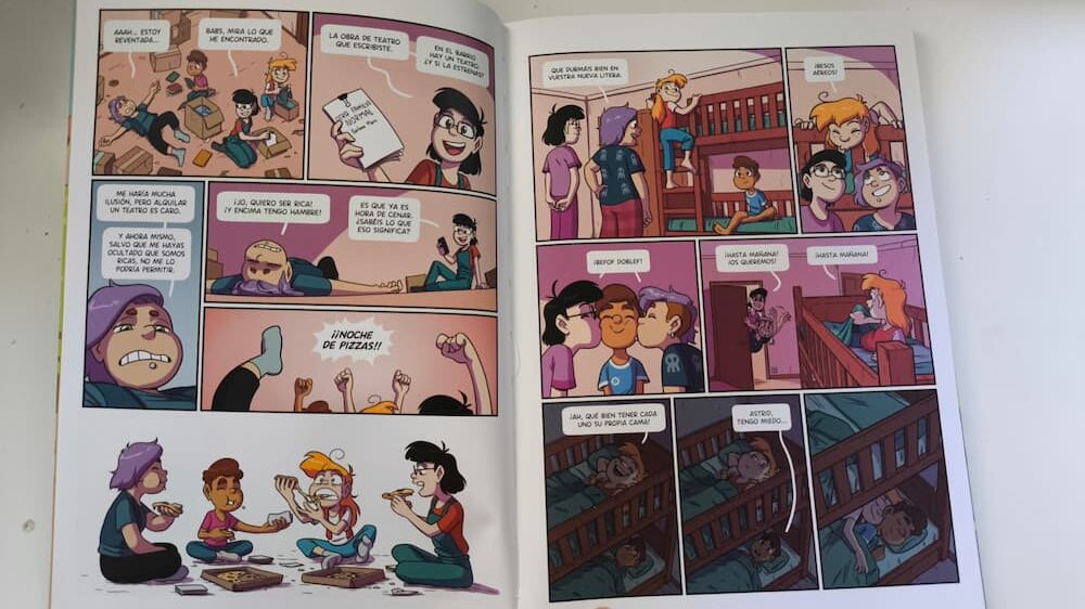 La familia en el cómic Astrid! de Arkaitz González (Fandogamia)