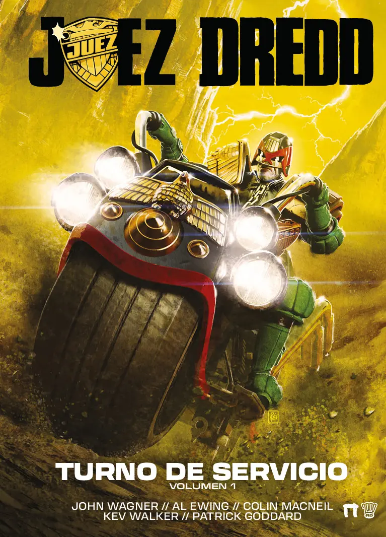 Portada Juezz Dredd Turno de Servicio